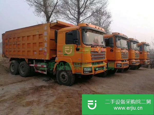 山西出售二手陜汽德龍后八輪自卸車