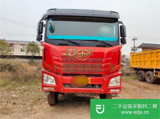 江西出售二手青島解放JH6重卡430馬力自卸車