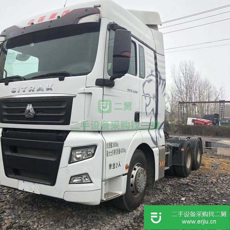 山東出售二手牽引車440馬力國五