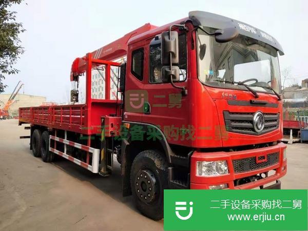 山西出售二手東風(fēng)華神T5后八輪隨車吊搭載三一吊機(jī)