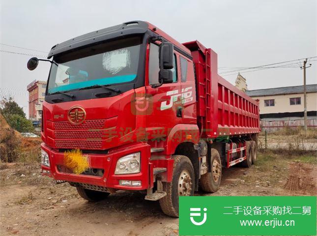 江西出售二手青島解放JH6重卡430馬力自卸車