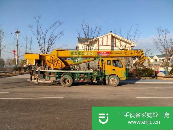 江蘇出售二手新源12噸5節臂吊車