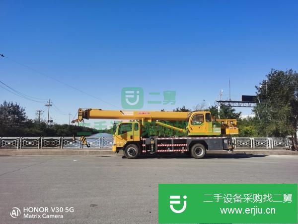天津出售二手16噸東風吊車主臂8.5米