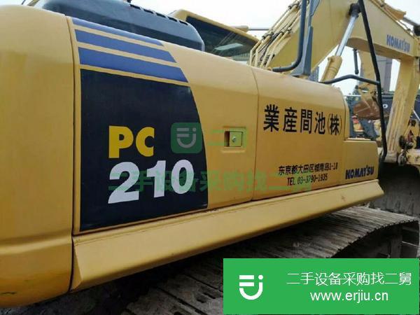 四川出售二手小松210挖掘機