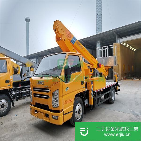 湖北出售二手國六排放江鈴直臂21米高空作業車