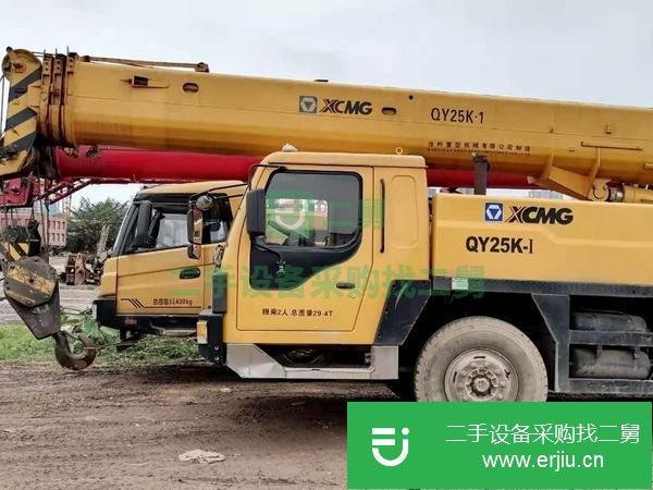 四川出售二手09年出廠國三徐工25K-1汽車吊