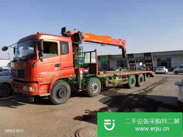 內蒙古出售二手17年東風御龍前四后八隨車吊