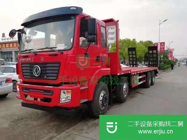 內(nèi)蒙古出售二手東風(fēng)前四后八平板運(yùn)輸車濰柴300馬力發(fā)動(dòng)機(jī)