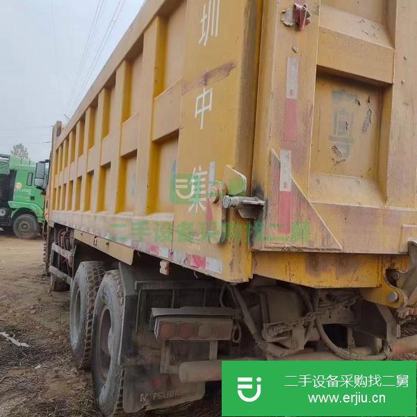 山東出售二手德龍X3000國五430馬力8.6米自卸車