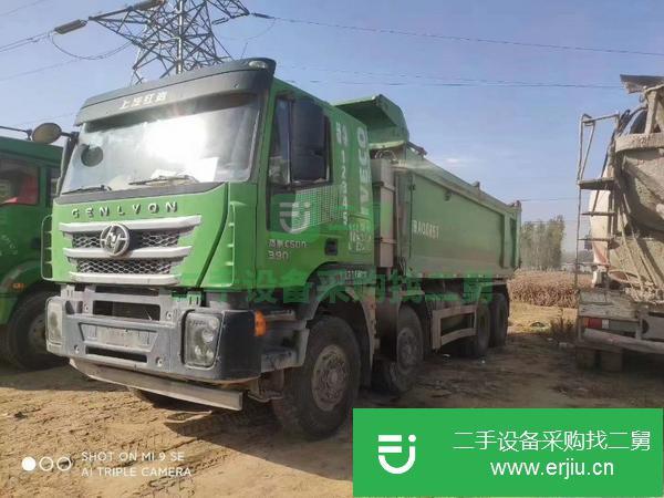 貴州出售二手前四后八自卸車國五排放過戶提檔