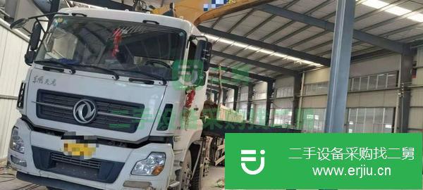 湖北出售二手前四后八隨車吊上裝三一14噸吊機