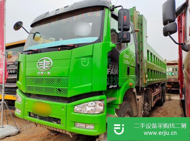 江西出售二手一汽解放J6P420馬力自卸車