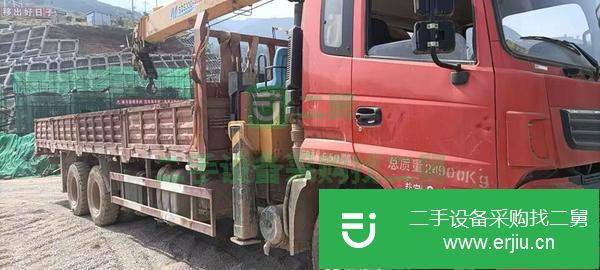 湖北出售二手徐工12噸隨車吊
