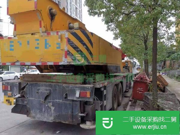四川出售二手三一50噸汽車吊國三5節(jié)臂