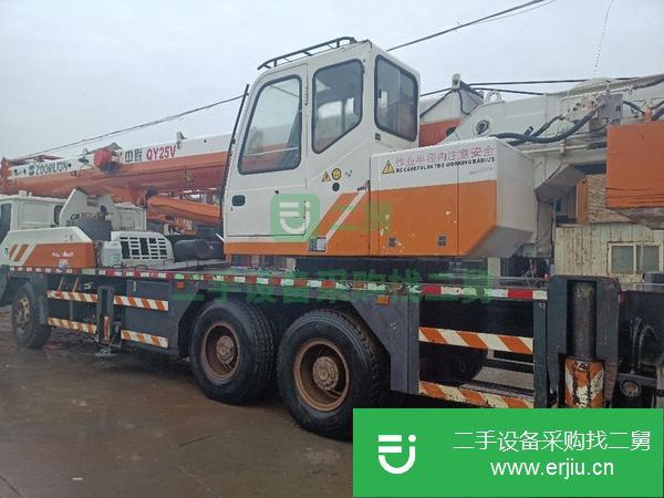 河南出售二手中聯25噸四節臂吊車手續齊全可提檔過戶車況良好