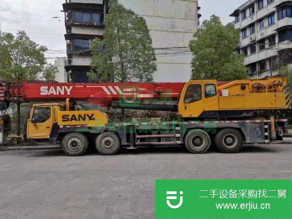 四川出售二手三一50噸汽車吊國三5節(jié)臂