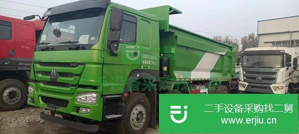 山東出售二手國(guó)五歐曼綠色自卸車(chē)