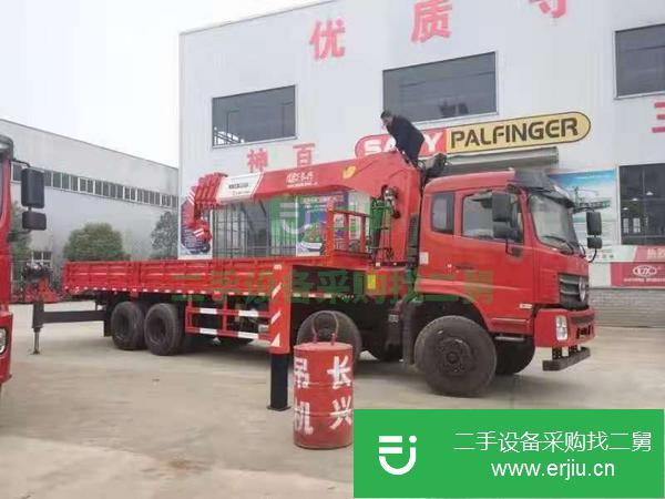 湖北出售二手前四后八長興12噸5節臂隨車吊