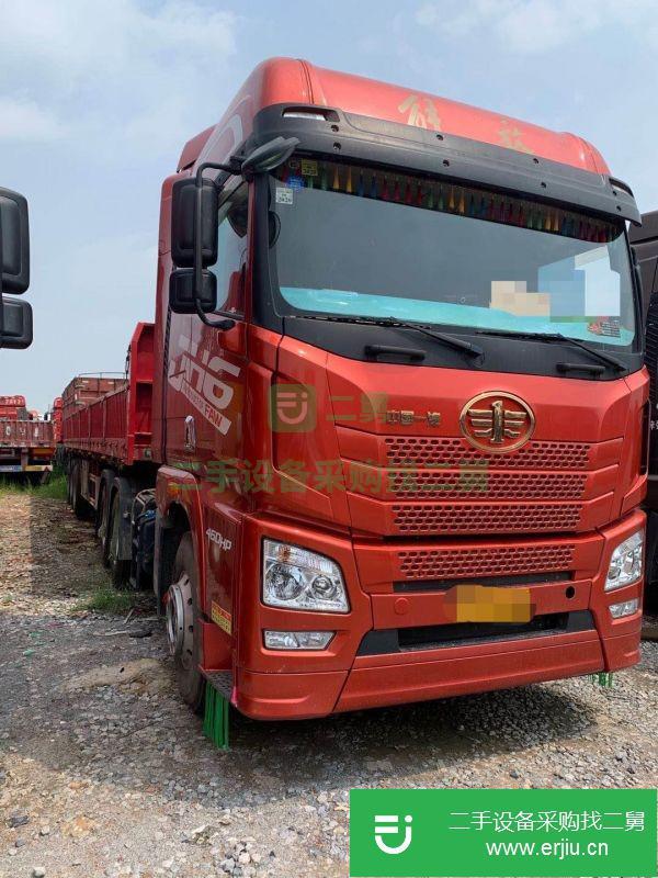 江西出售二手一汽解放半掛車