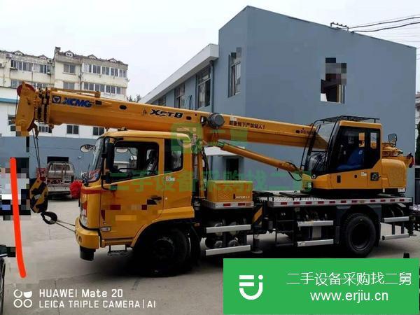 江蘇出售二手徐工XCT8汽車吊19年5月