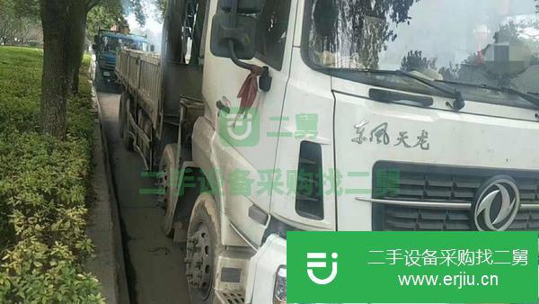 湖北出售二手前四后八隨車吊上裝三一14噸吊機