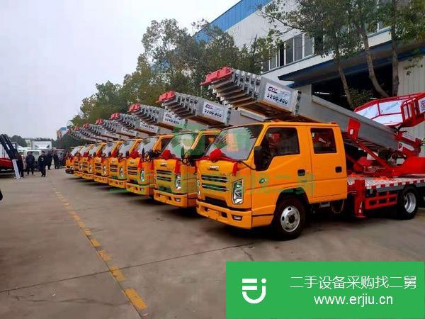 遼寧出售二手江鈴雙排32米云梯車