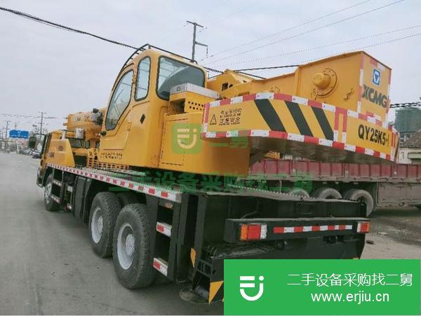 河北出售二手12年3月份徐工25k5-1汽車吊 手續(xù)齊全