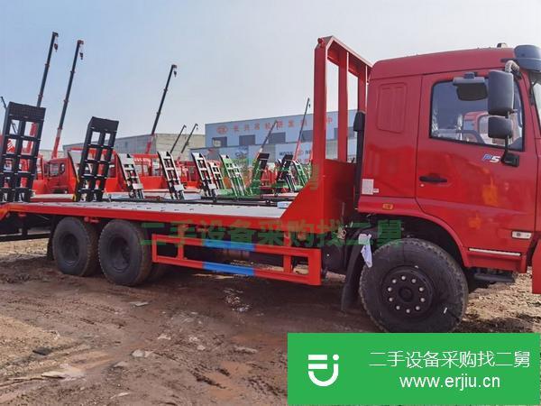 湖北出售二手東風(fēng)華神F5后八輪平板運(yùn)輸車(chē)可分期