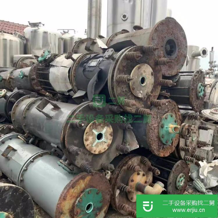 山東出售二手搪瓷碟片式冷凝器