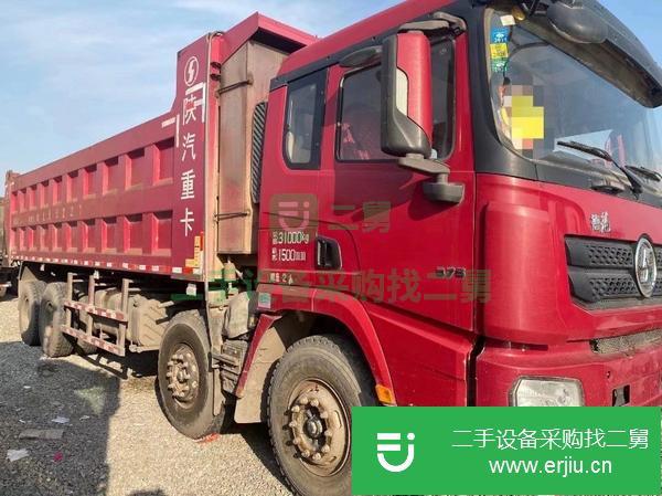 福建出售二手國五8米2德龍X3000自卸車 375馬力