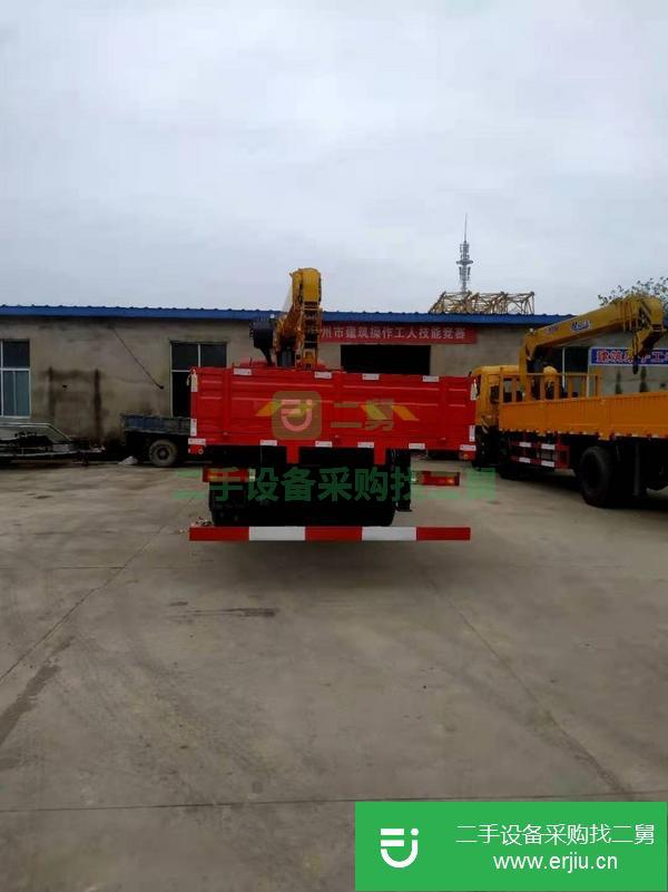 甘肅出售二手陜汽后八輪12噸隨車吊