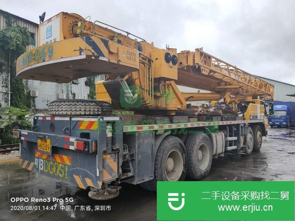 廣東出售二手15年50KA汽車吊深圳戶