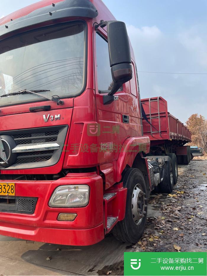 河北出售二手北奔重卡375馬力半掛車精品車況