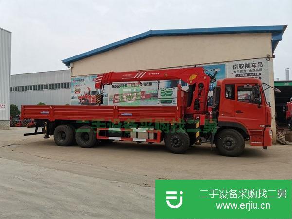 內蒙古出售二手東風天龍14噸隨車吊