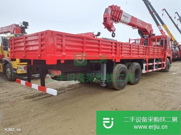 浙江出售二手東風華神F5后八輪隨車吊