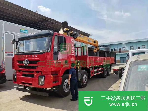 湖北出售二手前四后八徐工14噸5節G型隨車吊