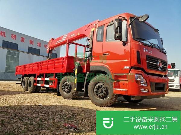 內蒙古出售二手東風天龍14噸隨車吊