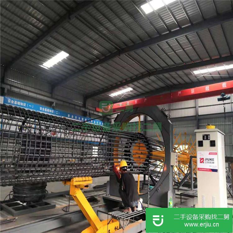 山東出售二手久科JK-2200數控鋼筋籠成型機