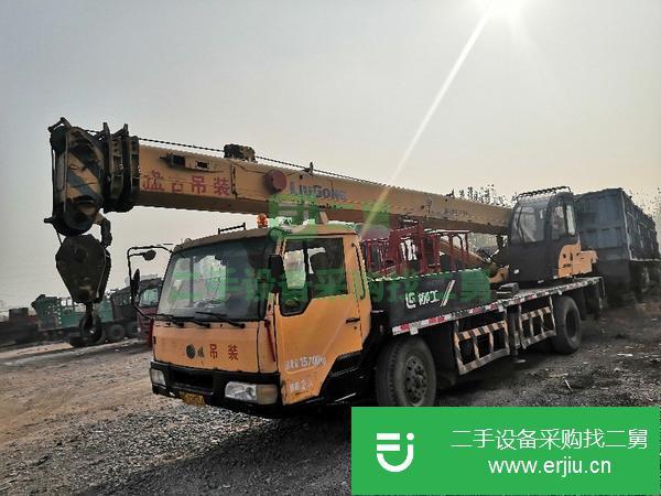 山東出售二手11年柳工汽車吊