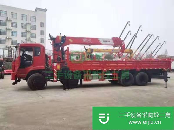 湖北出售二手前四后八長興12噸5節臂隨車吊