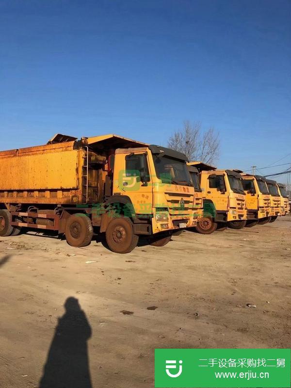浙江出售二手無手續豪沃前四后八自卸車