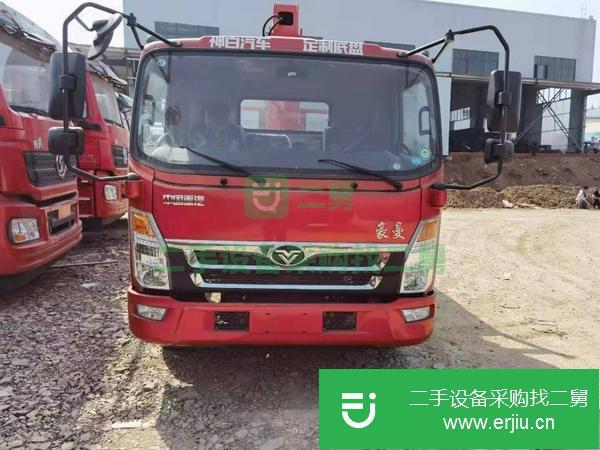湖北出售二手重汽豪曼6.3噸4節臂隨車吊
