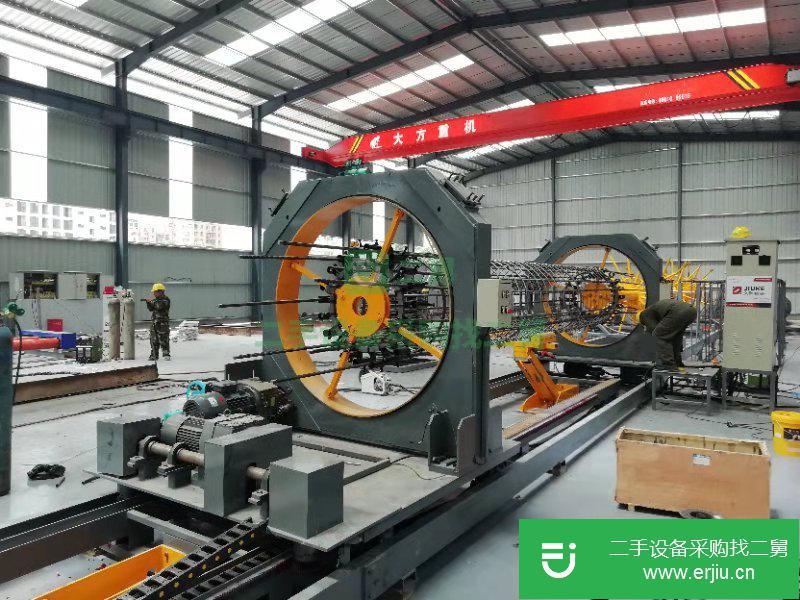 山東出售二手久科JK-2200數控鋼筋籠成型機