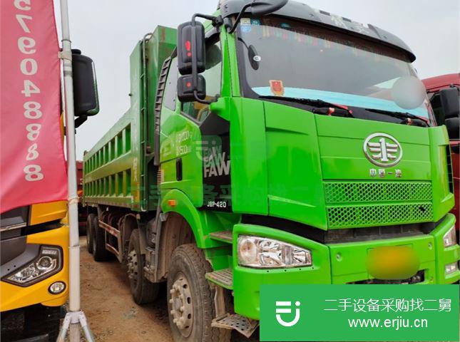 江西出售二手一汽解放J6P420馬力自卸車
