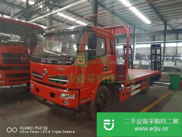 山東出售二手東風福瑞卡平板運輸車錫柴140馬力