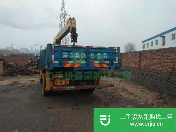 湖北出售二手2018年國五石煤8噸隨車吊