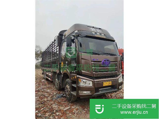 江西出售二手一汽解放J6P重卡420馬力國五倉柵式載貨車