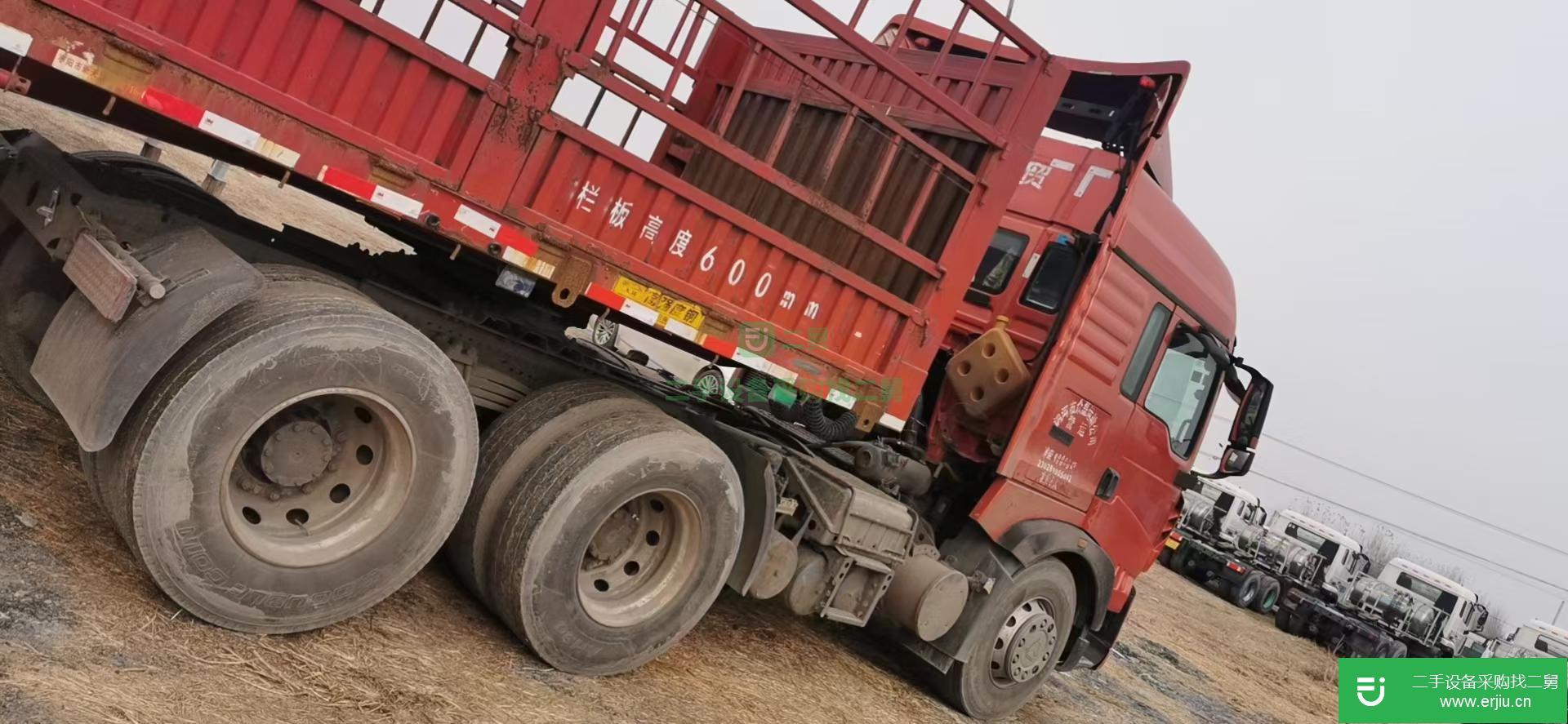 山東出售二手重汽豪沃340馬力半掛車
