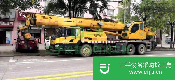 湖北出售二手徐工25K-1國三吊車車況好協助提檔