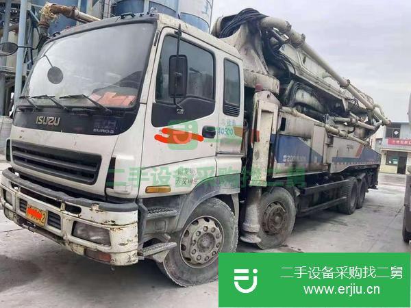 河北出售二手中聯49米泵車
